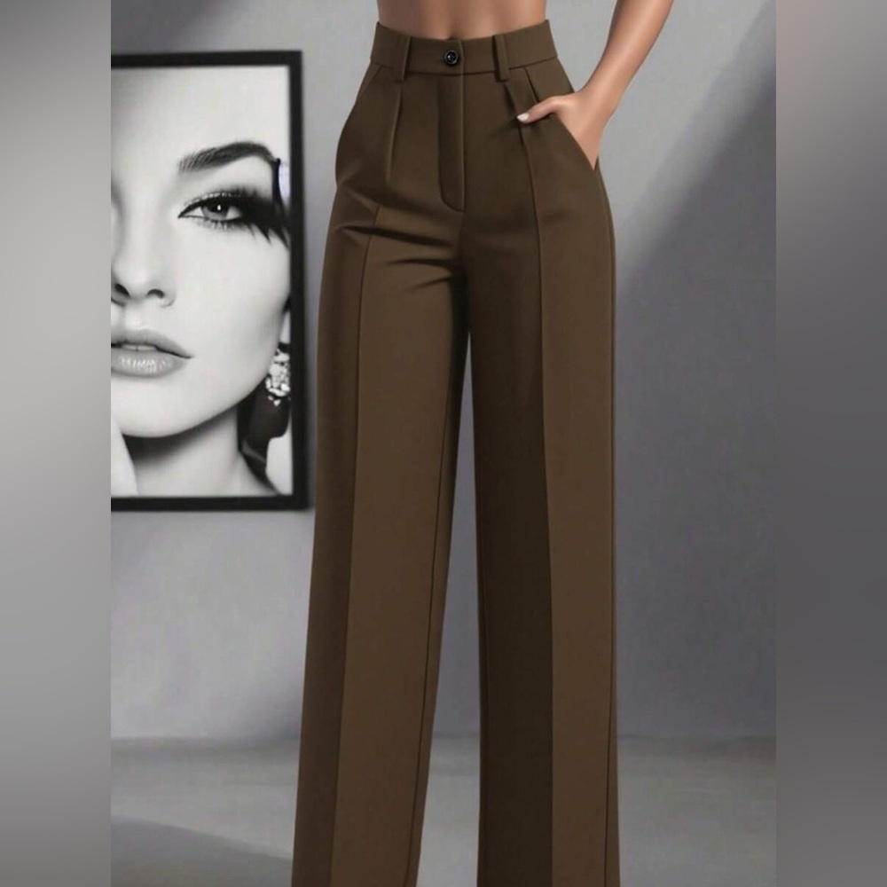 High-Waisted Wide Leg Pants - Picture 13 of 14